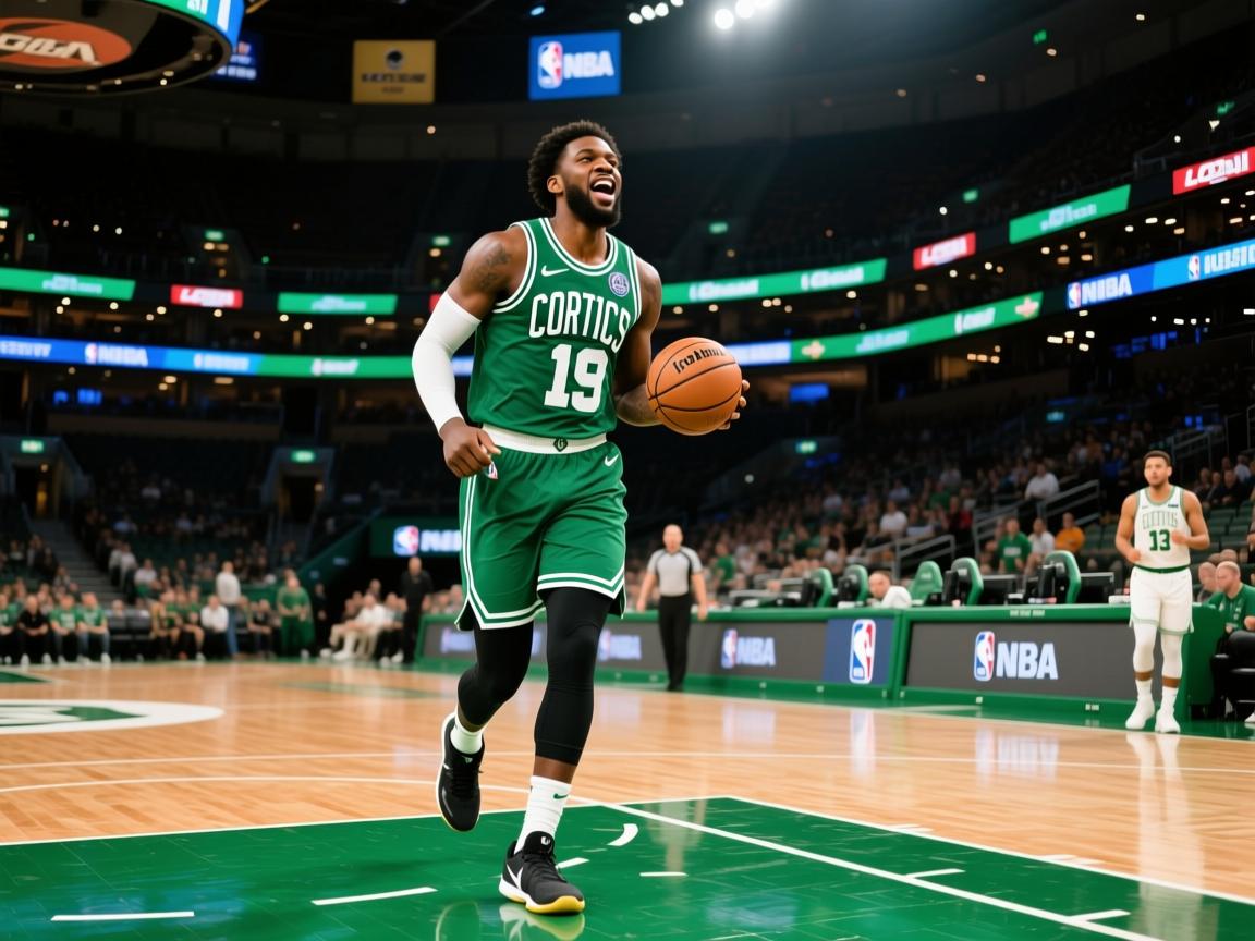 步行者队大胜凯尔特人,奥拉迪波全场高光表现 第2张