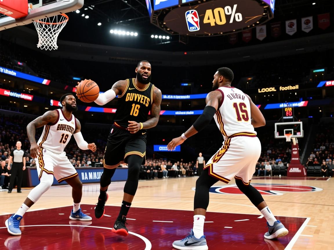 詹皇独砍40分，骑士击败掘金