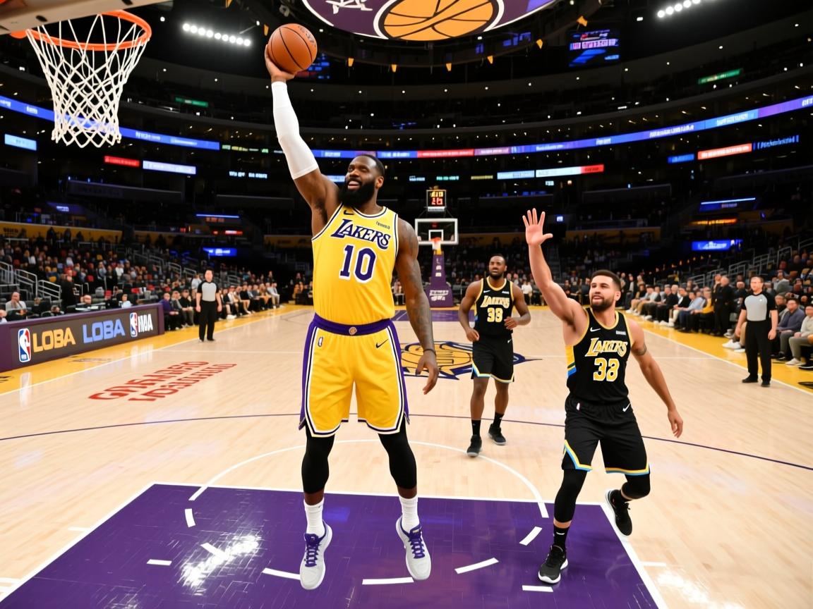 湖人主场大胜黄蜂，浓眉狂砍30+10