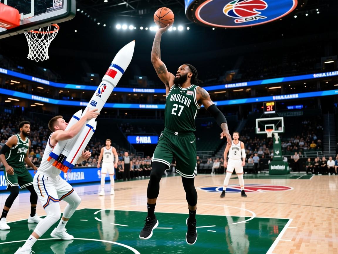 火箭不敌雄鹿，哈登出战砍下27分